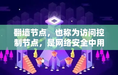 翻墙节点,也称为访问控制节点,是网络安全中用于保护数据和用户隐私的重要组成部分。以下是对翻墙节点的详细总结和解释