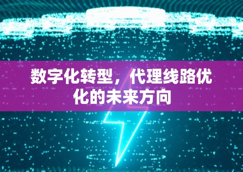 数字化转型,代理线路优化的未来方向
