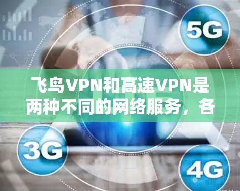 飞鸟VPN和高速VPN是两种不同的网络服务,各自具备其独特的优势和适用场景。以下是对这两种VPN服务的详细分析