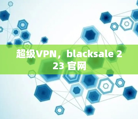超级VPN,blacksale 223 官网