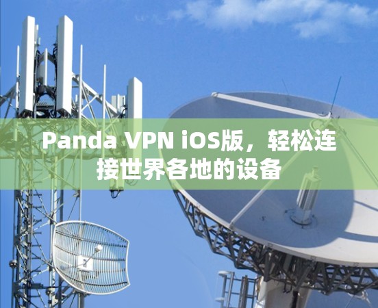 Panda VPN iOS版,轻松连接世界各地的设备