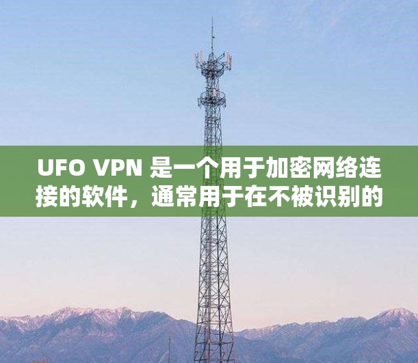 UFO VPN 是一个用于加密网络连接的软件,通常用于在不被识别的情况下访问互联网。然而,使用此类软件可能会面临安全风险,尤其是如果你不了解其功能和潜在漏洞