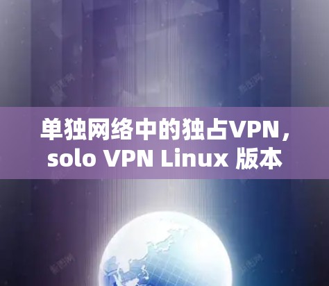 单独网络中的独占VPN,solo VPN Linux 版本