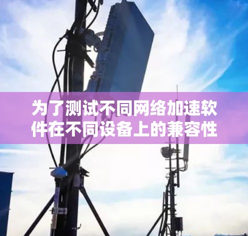 为了测试不同网络加速软件在不同设备上的兼容性，可以按照以下步骤进行