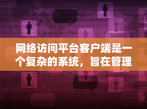 网络访问平台客户端是一个复杂的系统，旨在管理访问权限和确保访问安全性的环境。以下是对该平台的详细分析和总结