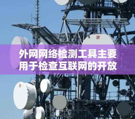 外网网络检测工具主要用于检查互联网的开放度、端口问题、网络连接和安全风险。以下是对这些工具的详细介绍和使用方法