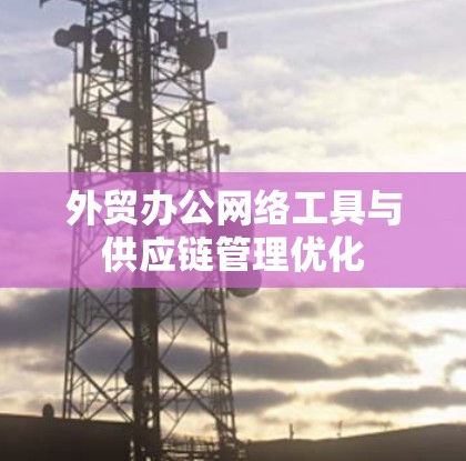 外贸办公网络工具与供应链管理优化
