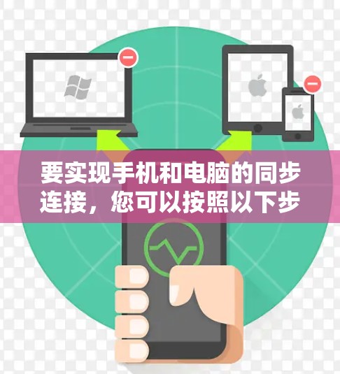要实现手机和电脑的同步连接，您可以按照以下步骤进行操作