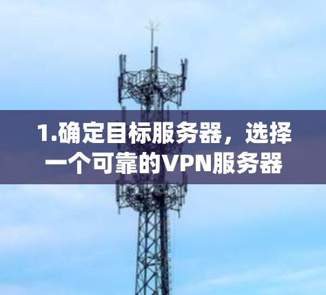 1.确定目标服务器，选择一个可靠的VPN服务器，确保其IP地址合法，并设置防火墙以防止被 blocking