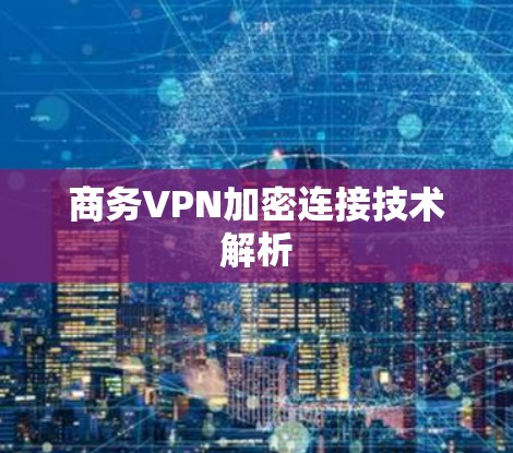 商务VPN加密连接技术解析