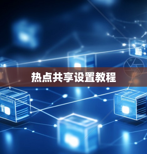 热点共享设置教程