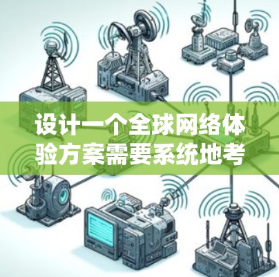 设计一个全球网络体验方案需要系统地考虑多个方面，以确保用户在不同地区都能使用一致的网络环境，同时提供良好的用户体验和安全保障。以下是一个分步骤的全球网络体验方案设计