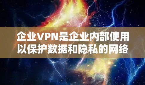 企业VPN是企业内部使用以保护数据和隐私的网络服务，能够实现远程访问。以下是详细的步骤和注意事项