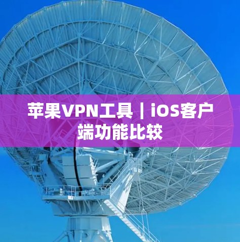 苹果VPN工具｜iOS客户端功能比较