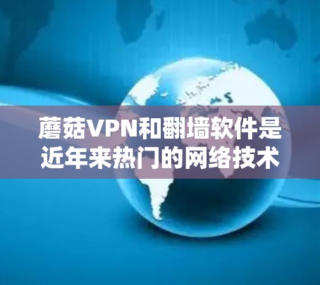 蘑菇VPN和翻墙软件是近年来热门的网络技术,它们在保护隐私和提供可靠的网络连接方面发挥了重要作用。为了更好地理解和使用这些工具,以下是一步步的指南