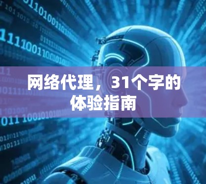 网络代理，31个字的体验指南
