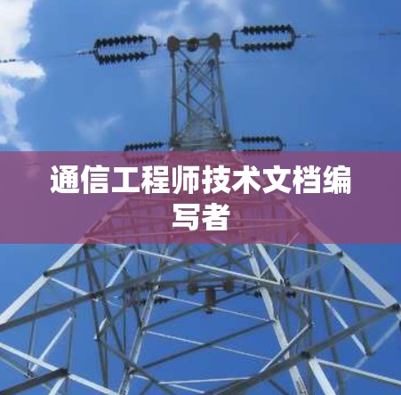 通信工程师技术文档编写者