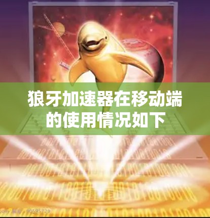狼牙加速器在移动端的使用情况如下