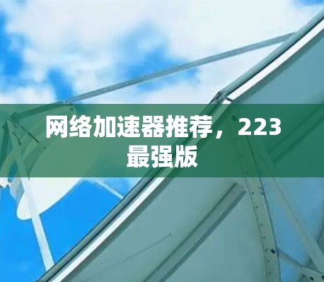 网络加速器推荐，223最强版