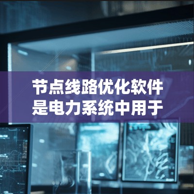 节点线路优化软件是电力系统中用于优化电力线路设计和运行效率的工具。以下是对这种软件的系统化介绍 节点线路优化软件是电力系统中用于优化电力线路设计和运行效率的工具。以下是对这种软件的系统化介绍