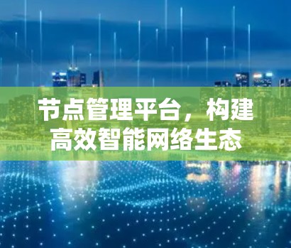 节点管理平台，构建高效智能网络生态