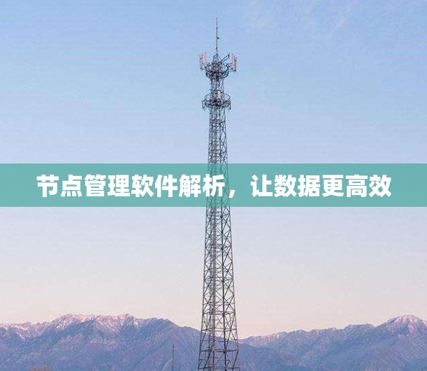 节点管理软件解析，让数据更高效