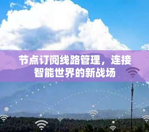 节点订阅线路管理,连接智能世界的新战场 节点订阅线路管理,连接智能世界的新战场