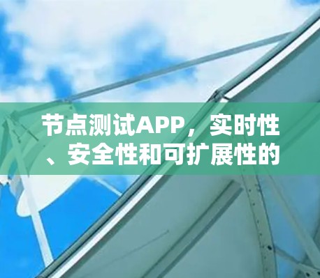 节点测试APP,实时性、安全性和可扩展性的完美结合 节点测试APP,实时性、安全性和可扩展性的完美结合
