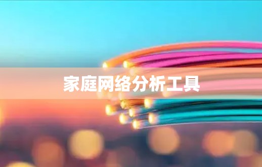 家庭网络分析工具 家庭网络分析工具