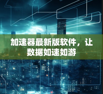 加速器最新版软件,让数据如速如游 加速器最新版软件,让数据如速如游