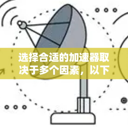 选择合适的加速器取决于多个因素,以下是一个系统化的步骤指南 选择合适的加速器取决于多个因素,以下是一个系统化的步骤指南