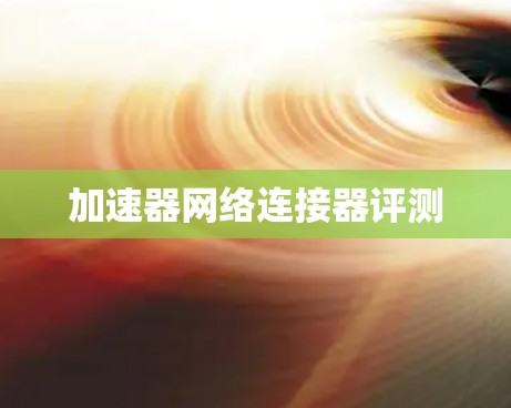 加速器网络连接器评测 加速器网络连接器评测
