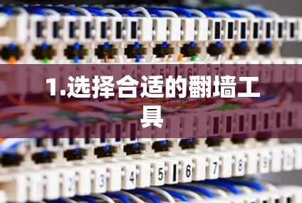 1.选择合适的翻墙工具 1.选择合适的翻墙工具