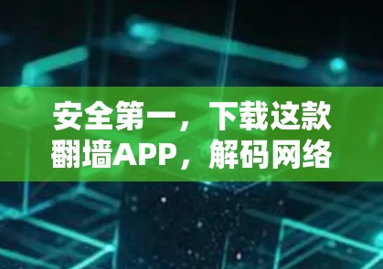 安全第一，下载这款翻墙APP，解码网络异常